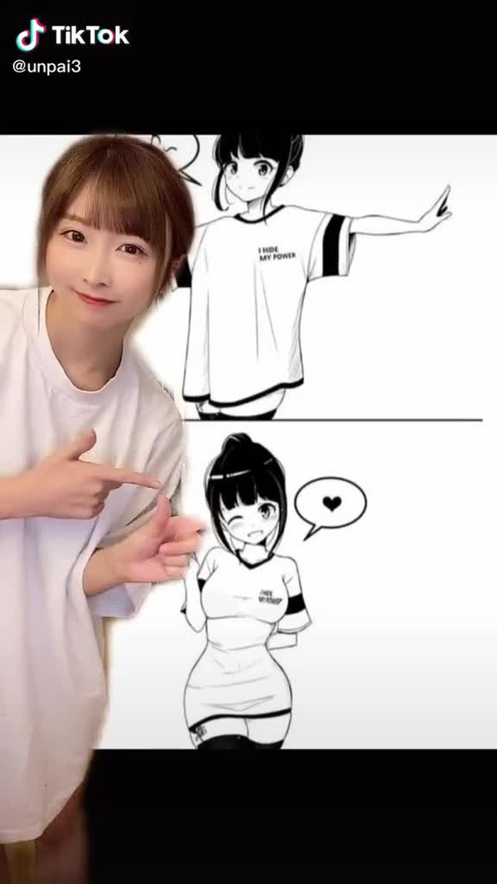 tiktokで流行ってたやつまたやってみるってやつ