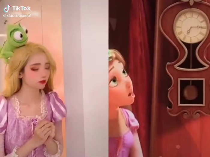 最后这一下也太疼了！#小柔seeu #cosplay #douyin #uzzlang #国风合伙人 #工具人镜面舞 #tiktok中国