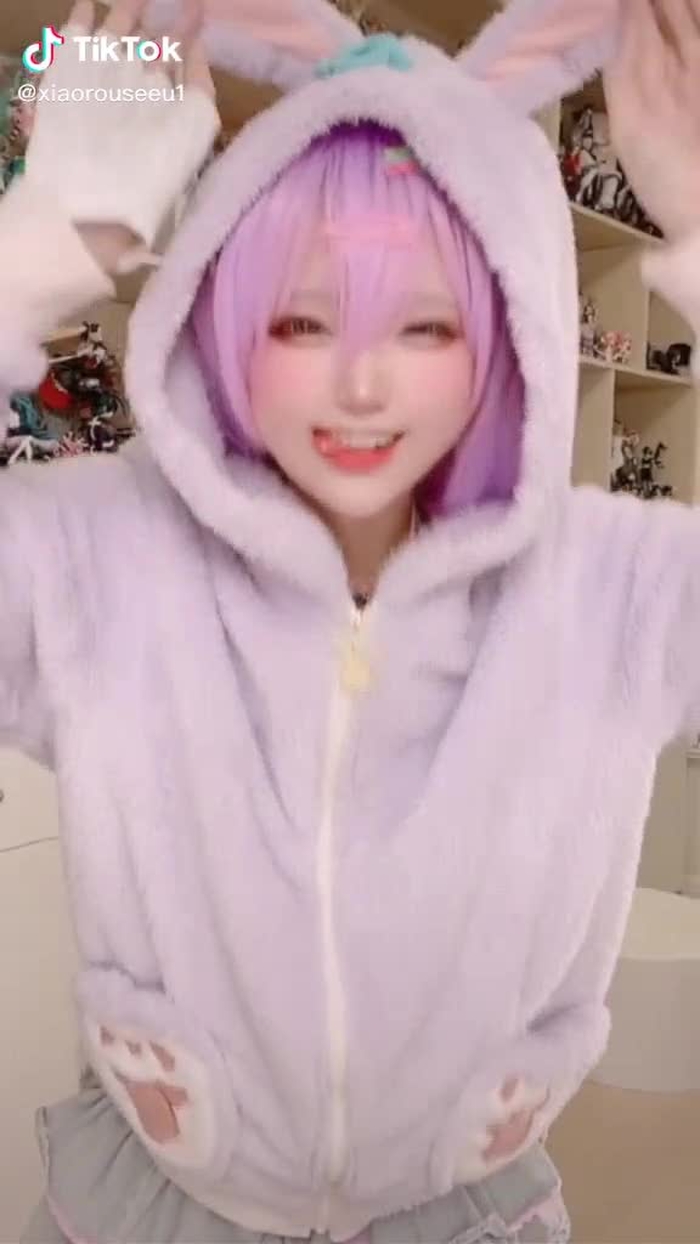 520限定紫色～  💜 #tiktok中国 #小柔seeu #cosplay #douyin