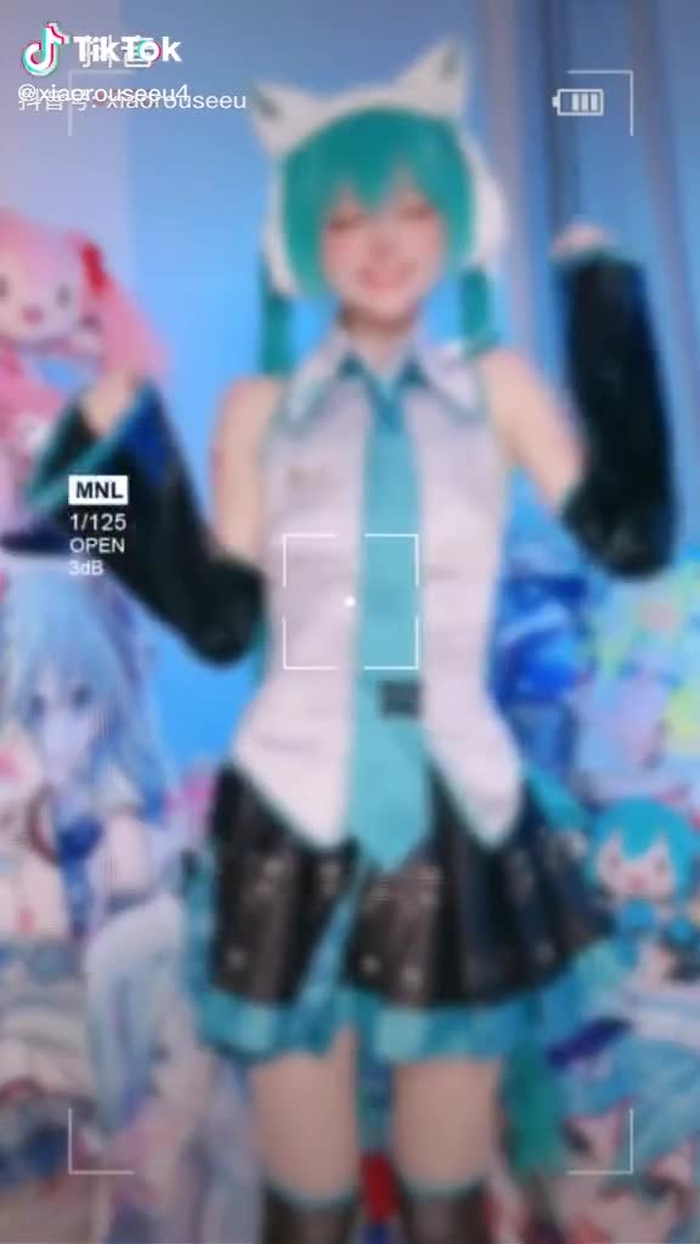 拍了一个miku的动态壁纸#陸抖
