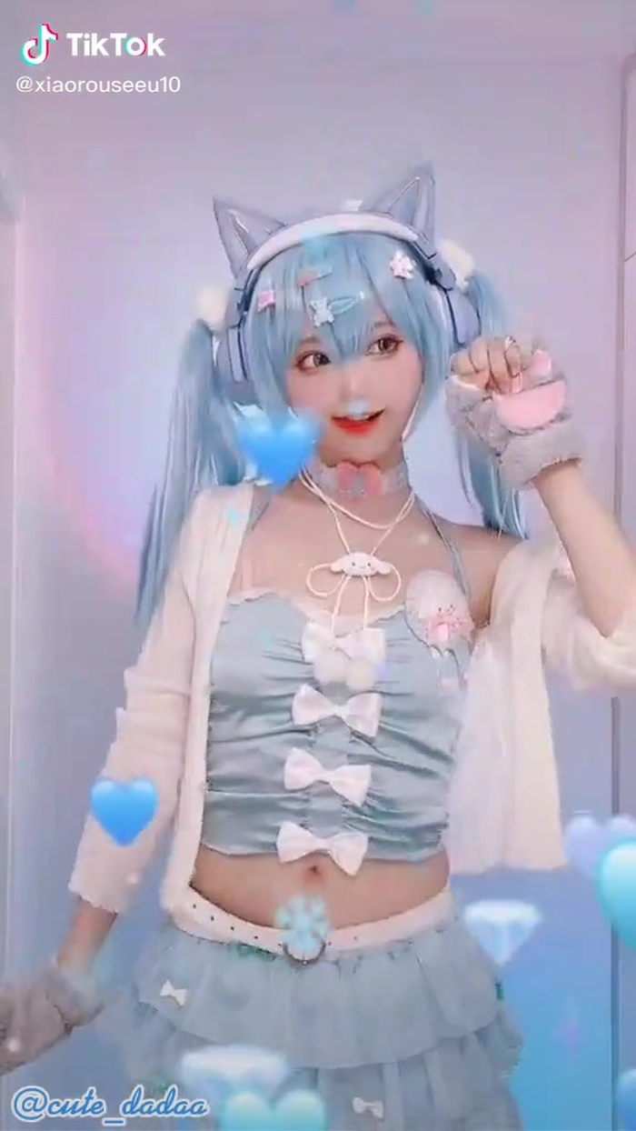 蓝色~#foryoupage #tiktok #cos #xiaorouseeu10 1