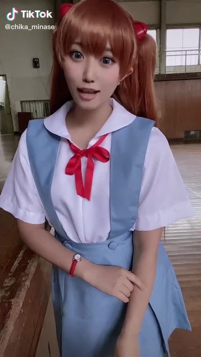 仲良くしましょ！ #水瀬ちか #オススメのりたい #オススメ乗ってたら教えて #コスプレ #アスカ #アスカ・ラングレー #エヴァ