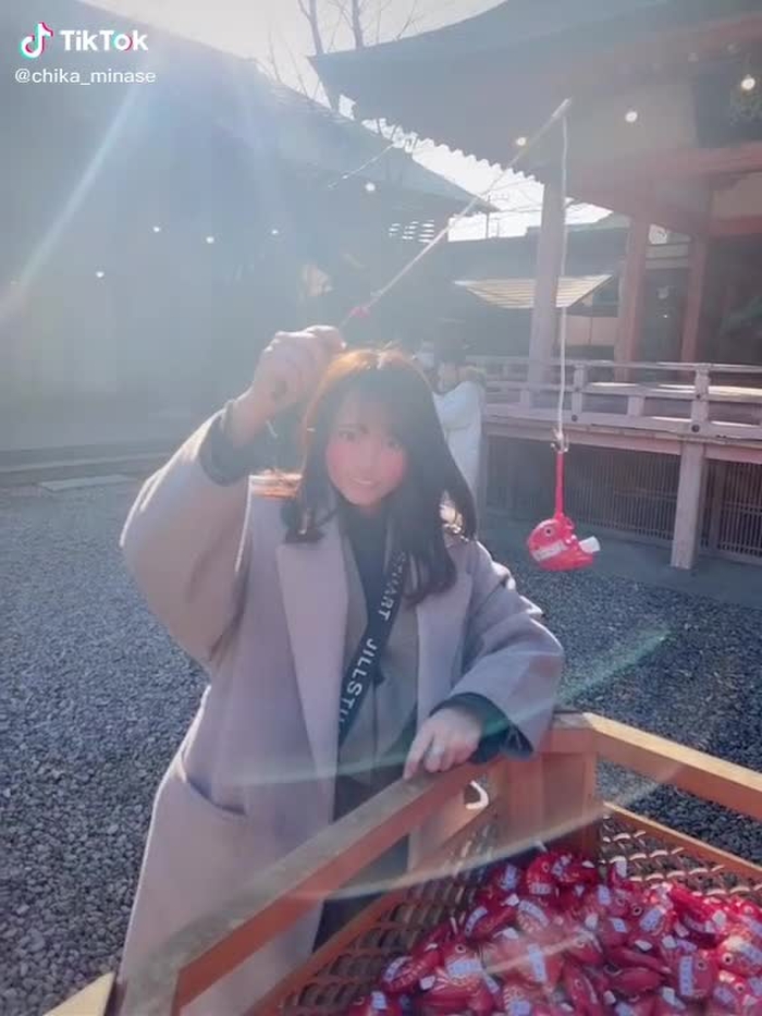 鯛を釣るおみくじした🐟(普通の1年占うおみくじ) #水瀬ちか #オススメのりたい #オススメ乗ってたら教えて