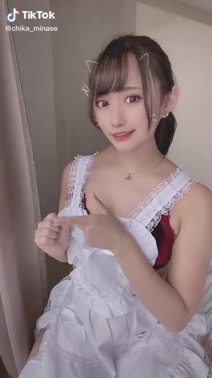 ハートエプロンって夢ありますよね(途中分からんくなった) #水瀬ちか #オススメのりたい #オススメ乗ってたら教えて