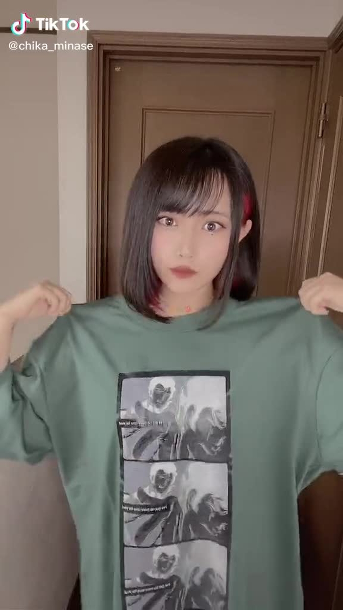 新しいシャツ買いまして！！！ #水瀬ちか #いいねほしい #おすすめにのりたい #おすすめのってたら教えて