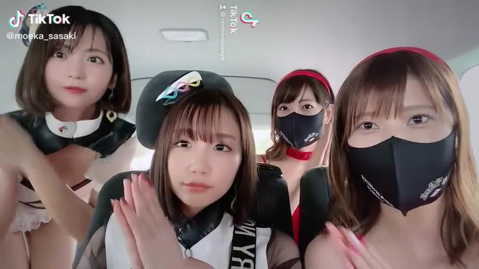 レースクイーンたち🚘みんなTikTokやってるよ〜@nonnondaaayo @sanadamiki さらちゃんは垢わからなかった🥺#おすすめ#レースクイーン
