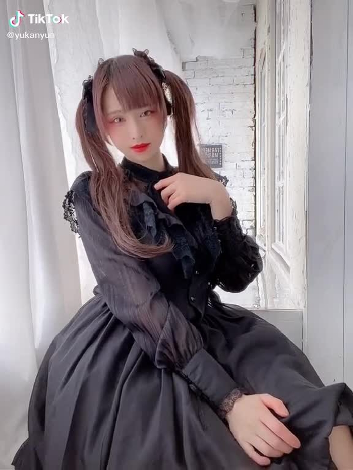 #ゴスロリ #ツインテール 写メ撮影してきたよん💖 似合うかな？！#tiktokハロウィン #おうちハロウィン