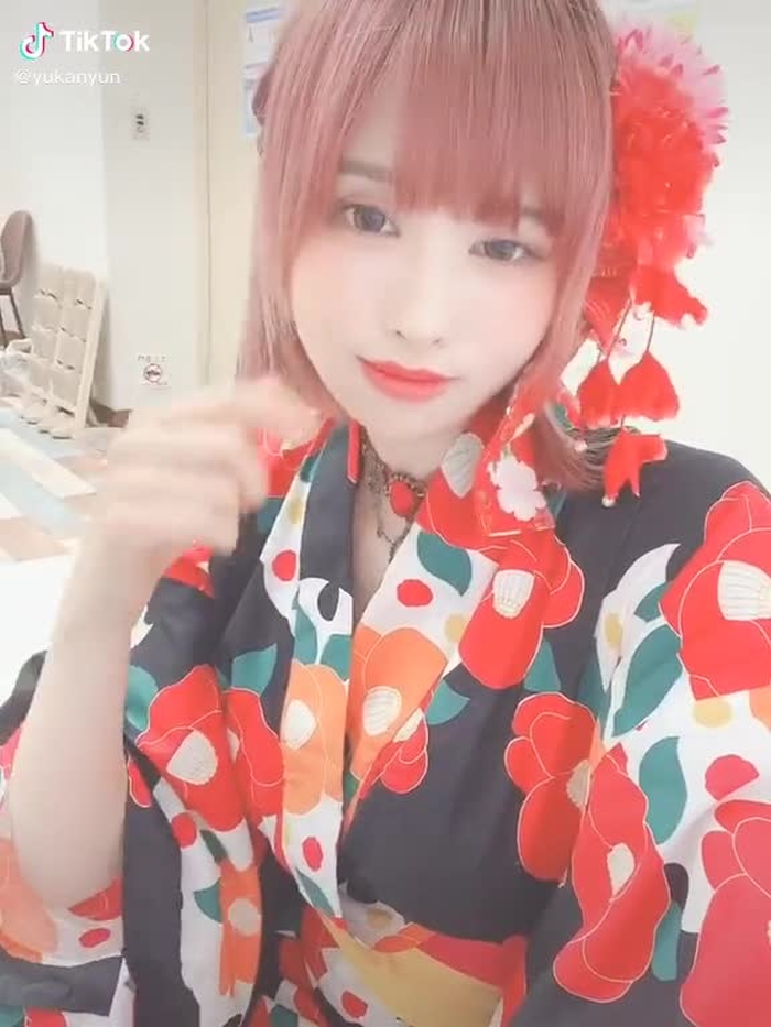 浴衣で撮影したよー！#tiktok夏祭り #浴衣 #浴衣女子
