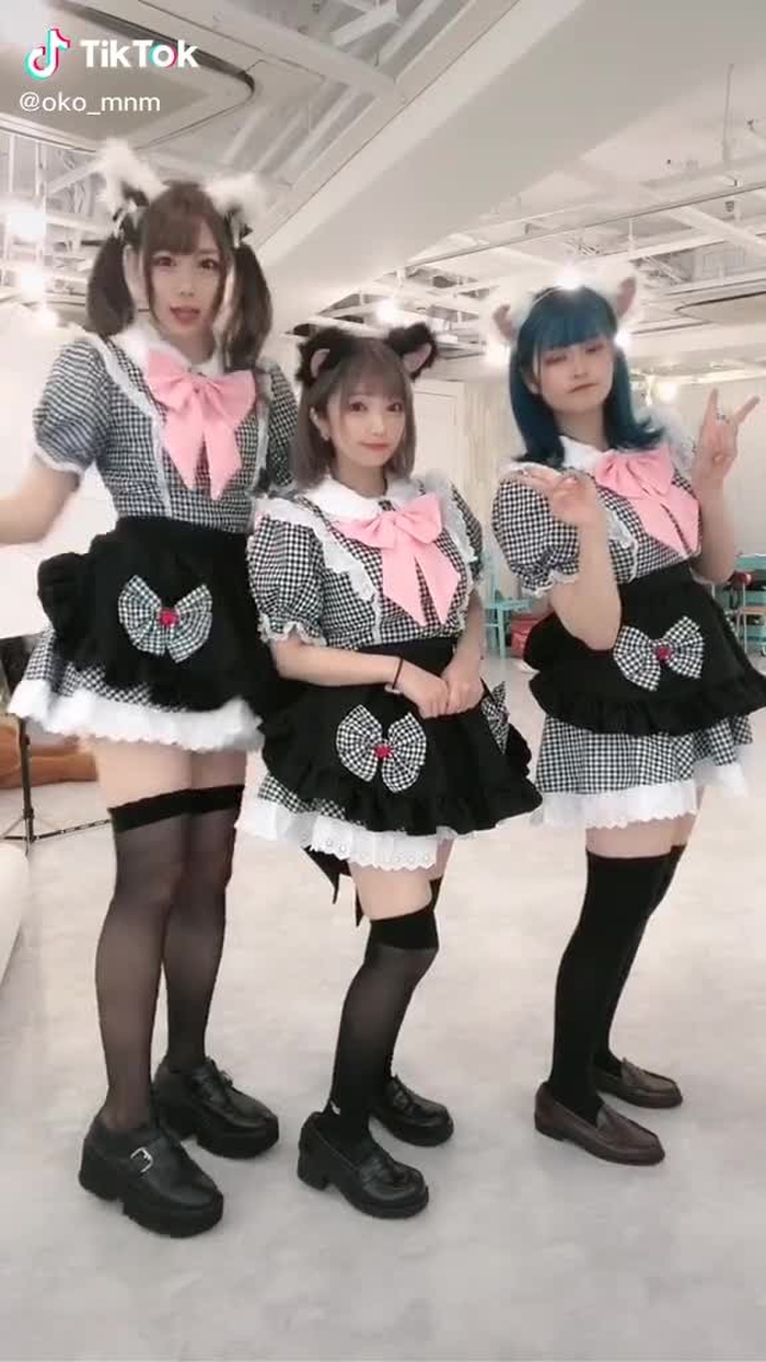 こもふぇりきゃる🐱💗 @feliznyan @mimimichandayo #メイド #コスプレ