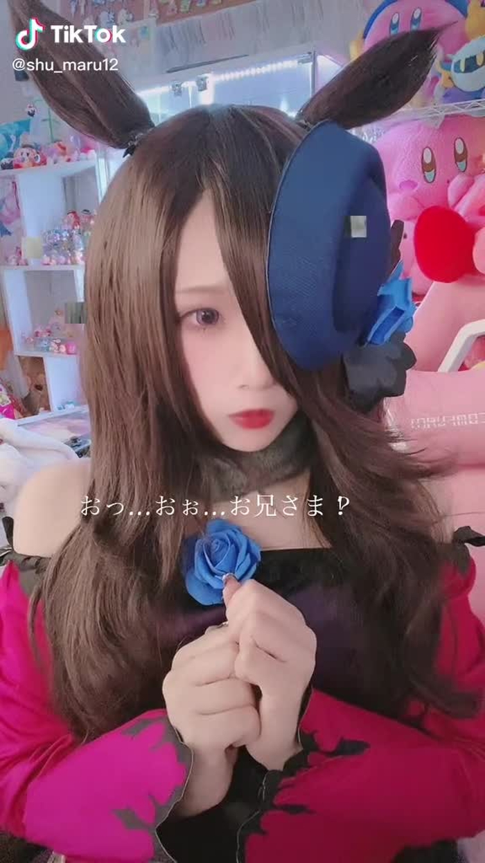 まだ色々と試行錯誤中のライスちゃん。もっと完成度上げたい🍚 #ライスシャワー #ライスシャワーコスプレ #ウマ娘 #ウマ娘コスプレ #内カメ反転