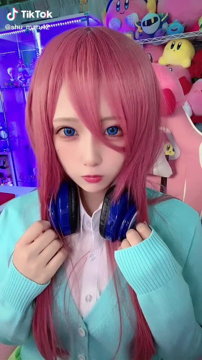 #コスサミ 会いに来てくれる人どれだけいるんかな？㌥(ง ˙˘˙ )ว㌥ #溜め録り #五等分の花嫁 #中野三玖 #中野三玖推し #コスプレ #宅コスクオリティ