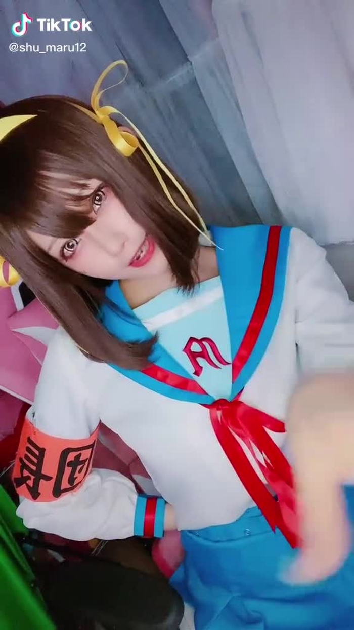 涼宮ハルヒコス(   ◜▿◝ )踊りが曖昧だお。 #涼宮ハルヒ #ハレ晴れユカイ