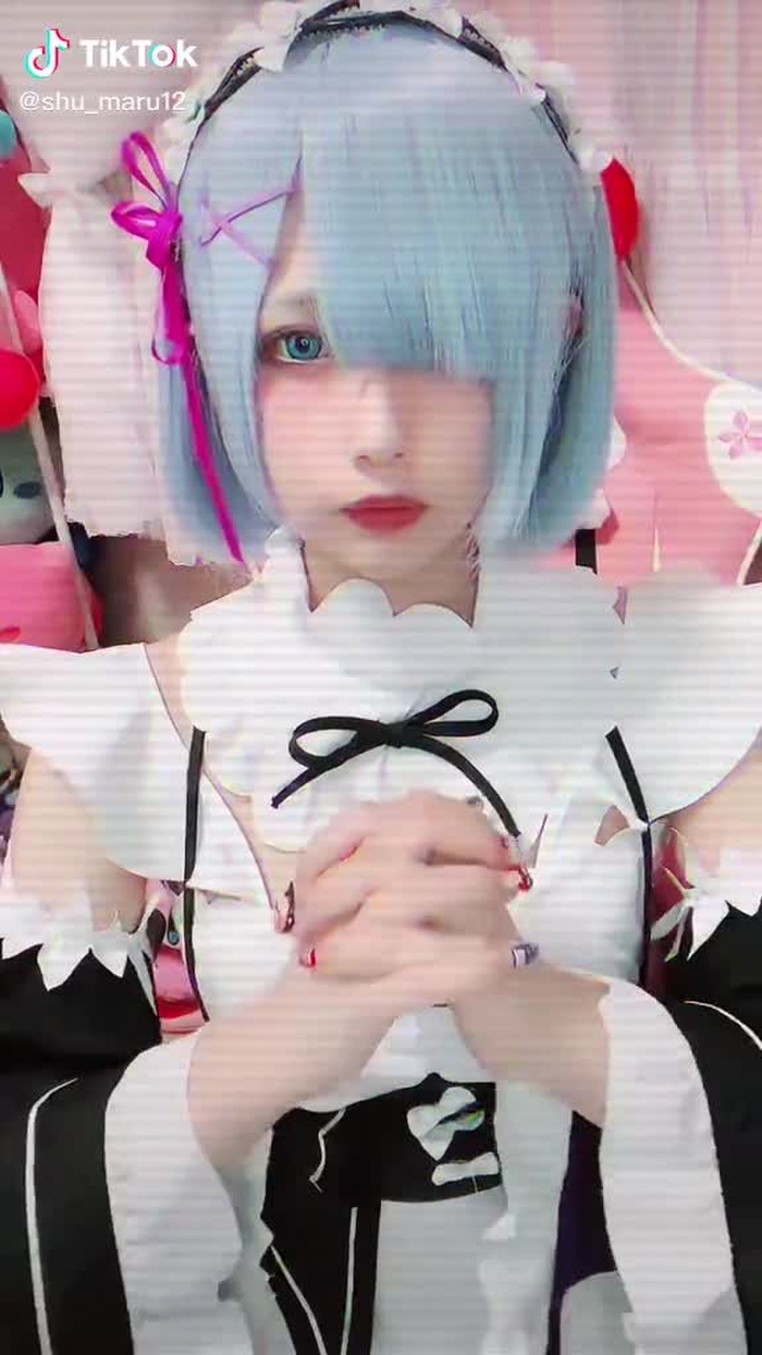 配信来てくれた方、ありがとう🥺❤️ #内カメ反転 #レム #レムコス #リゼロ #自己満コス