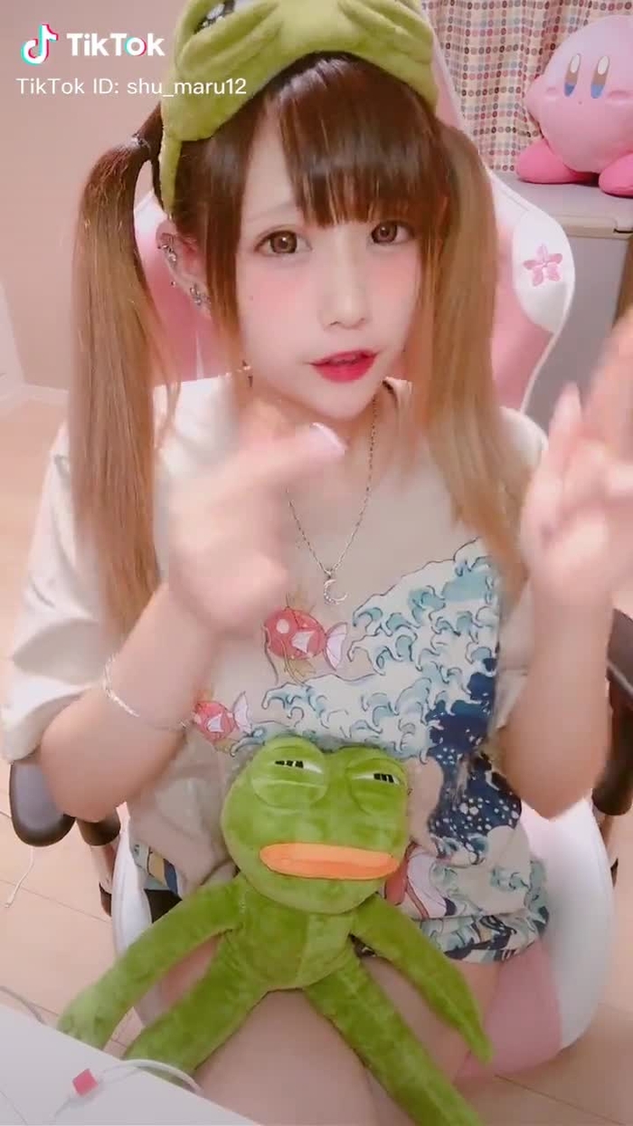 げこげこ🐸 #かえるのぺぺ #ツインテール #きゅんきゅんダンス #おすすめ #おすすめのりたい