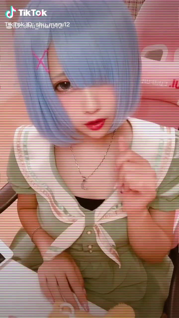 すきぃ？ #反転 #レム #リゼロ #コスプレ #宅コス #宅コスクオリティ 服は私服です。 #おすすめ #おすすめのりたい