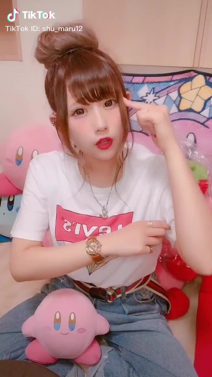 お団子ちゃん #お団子ヘアー #青空なんか好きじゃない #ペットのいる暮らし #おすすめのりたい #おすすめ #カービィ #いいねほちい