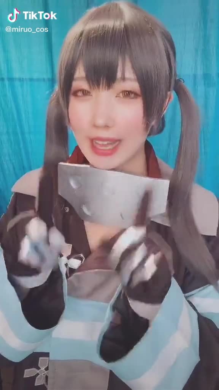 設定ミスって最後切れたあ🤣 #HACK #炎炎ノ消防隊 #環古達 #コスプレ
