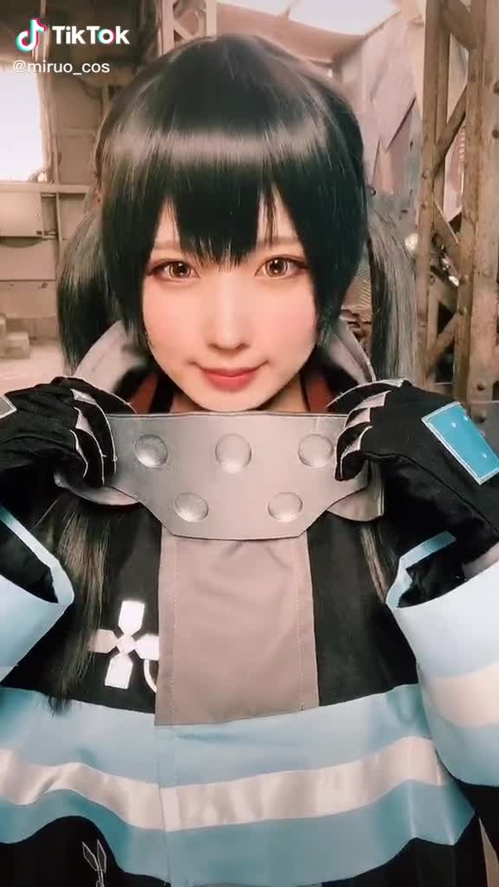 炎炎二期放送はじまるね！楽しみすぎる！🐱🔥 #炎炎ノ消防隊 #環古達 #コスプレ #デュエット募集中