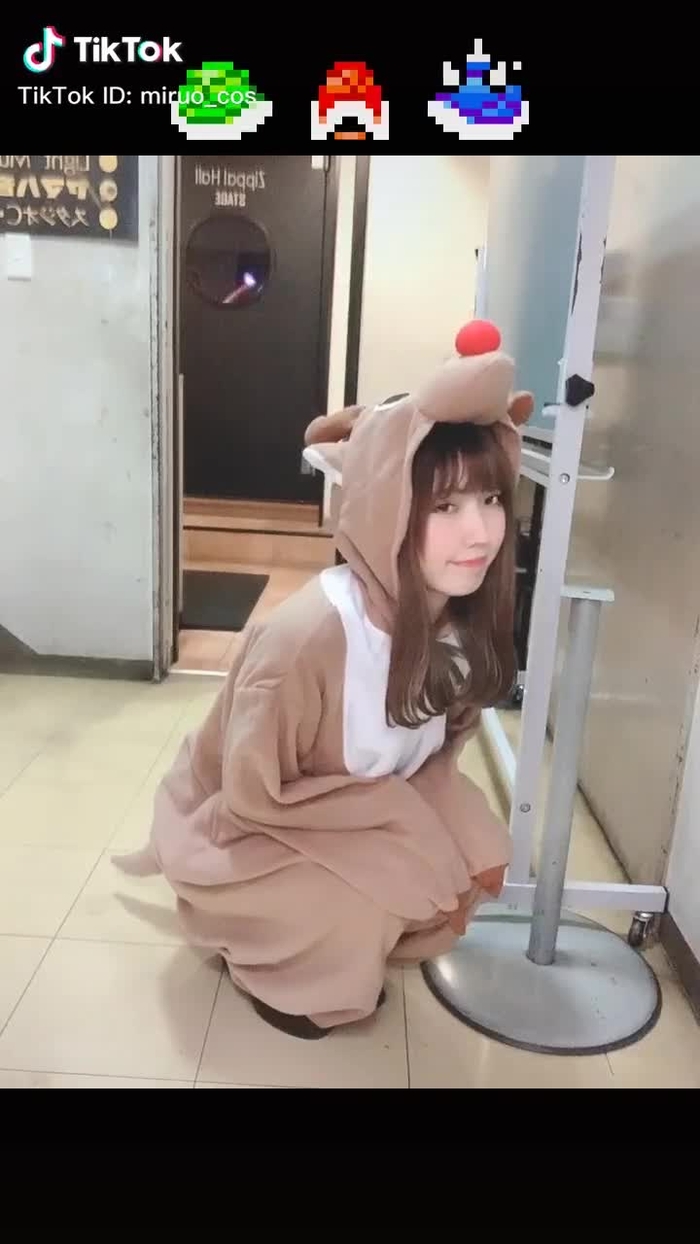 走りだすトナカイ #マリオカート #tiktokxmas #おでかけxmas #mario