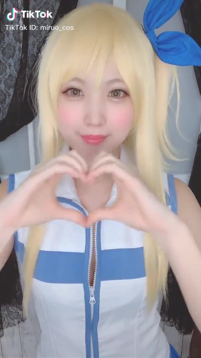 ギルドのみんなもそうじゃない方もデュエットしよ〜💙 #おしゃべり好きな恋人 #ルーシィ #フェアリーテイル #コスプレ #デュエット #cosplay #fairytail