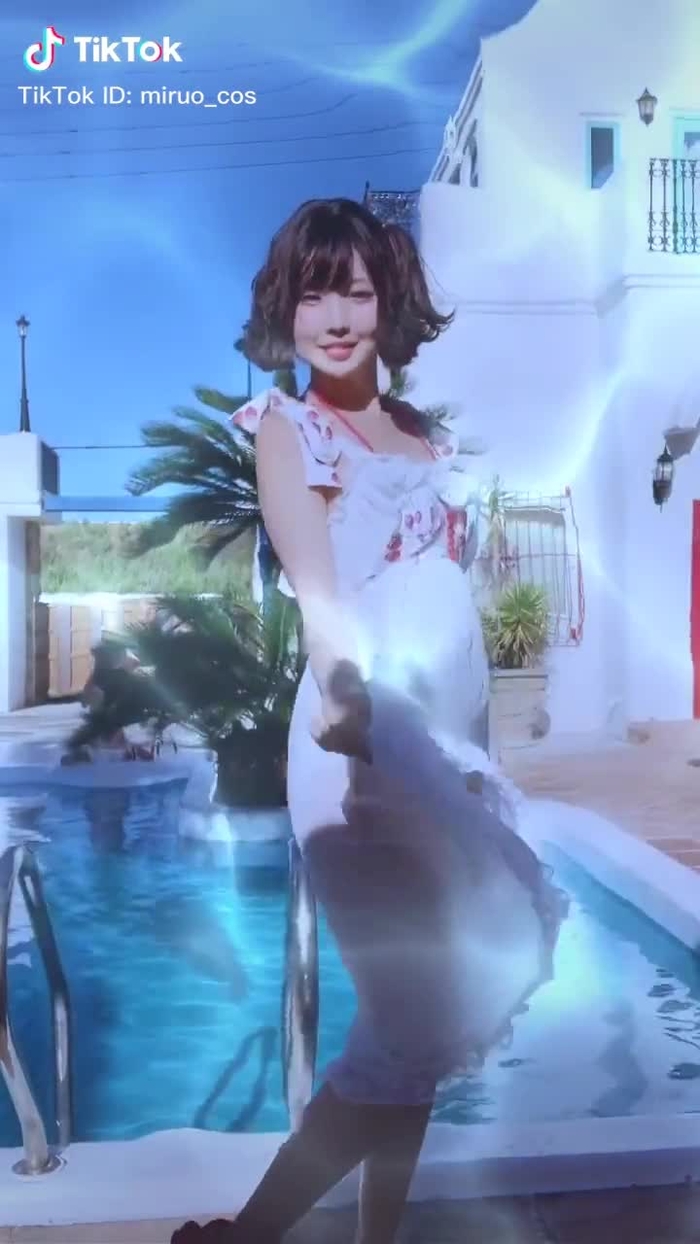 #振り振りダンス #プール #撮影会 #コスプレイヤー #水着 #ビキニ #踊ってみた #cosplay #pool #dance