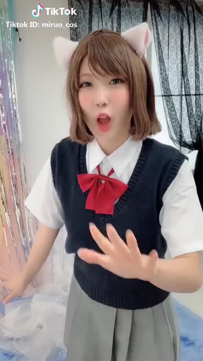 #誰でもダンス #踊ってみた #コスプレイヤー #アイドルマスターシンデレラガールズ #前川みく #制服 #cosplay 1