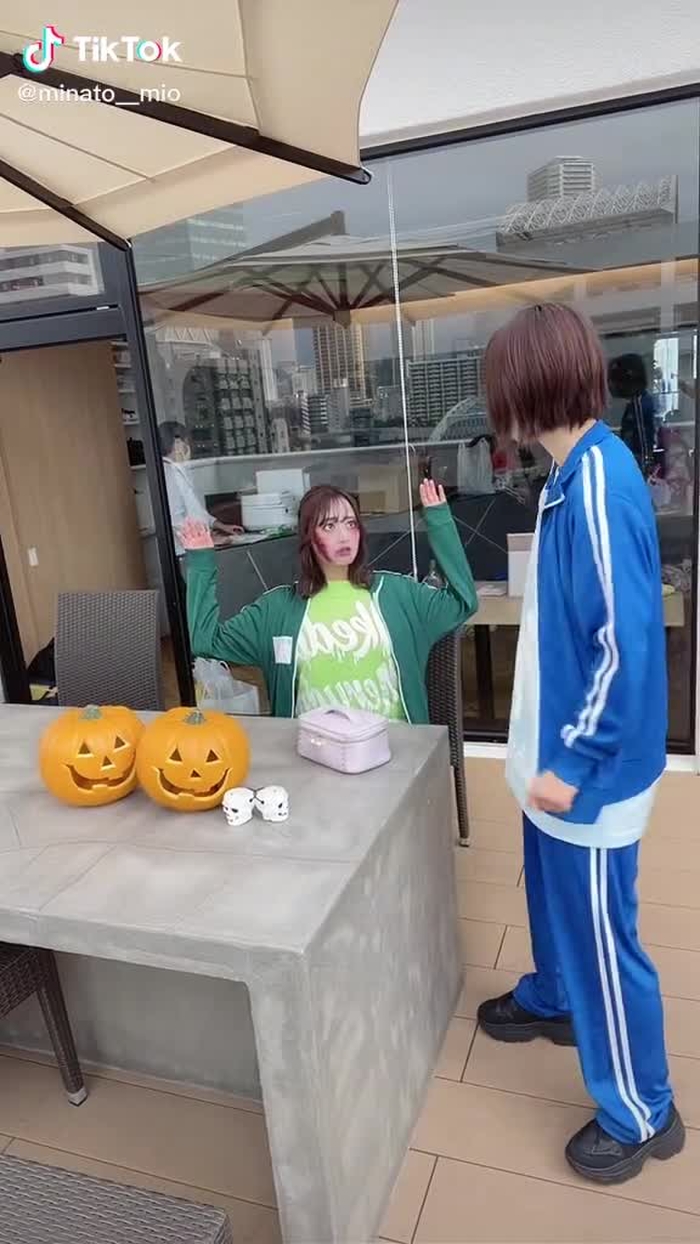優しい世界〜〜🧟‍♀️🧟‍♀️@meruda__ikeda #おすすめにのりたい #ハロウィン