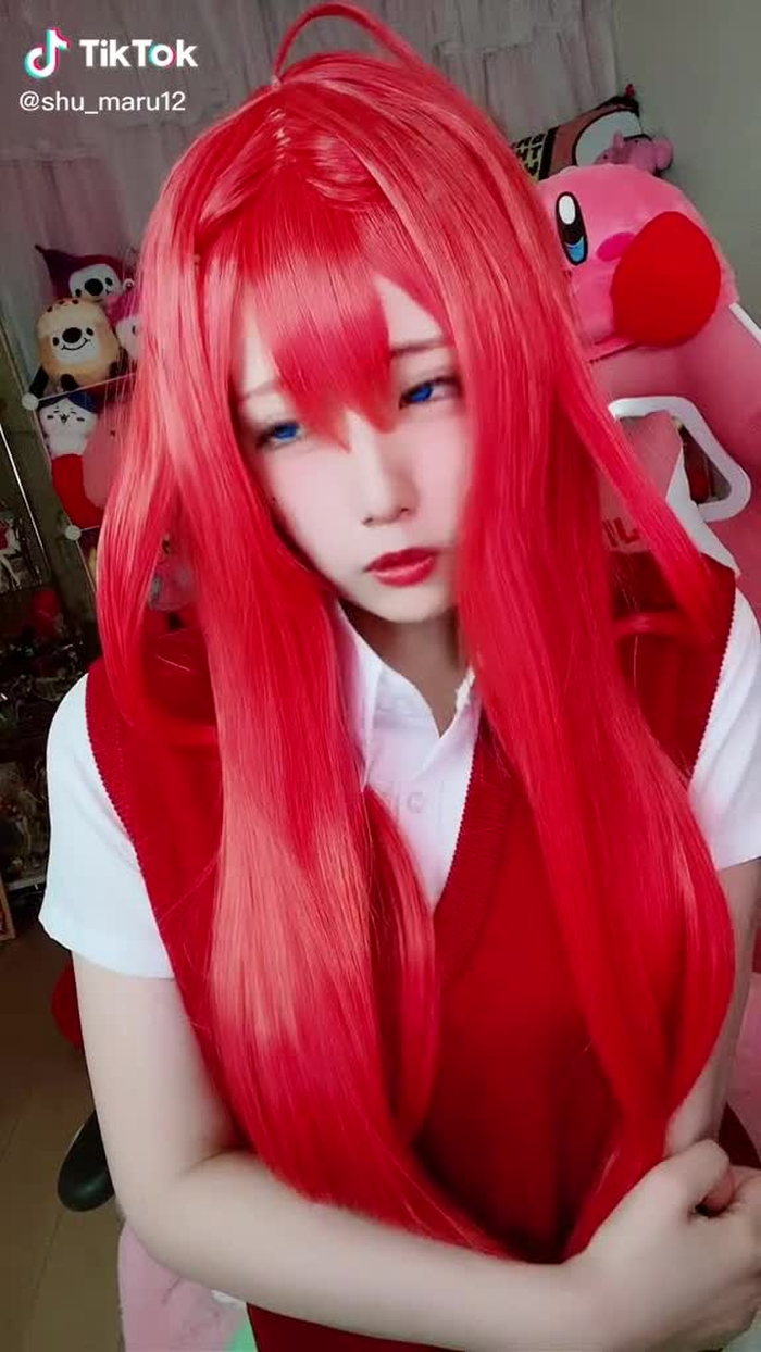 星の髪飾りなくて照れる五月😳ネイルの星がちょうどいいところに🤣(笑) #ネイル注意 #五等分の花嫁コスプレ #中野五月コスプレ #宅コス