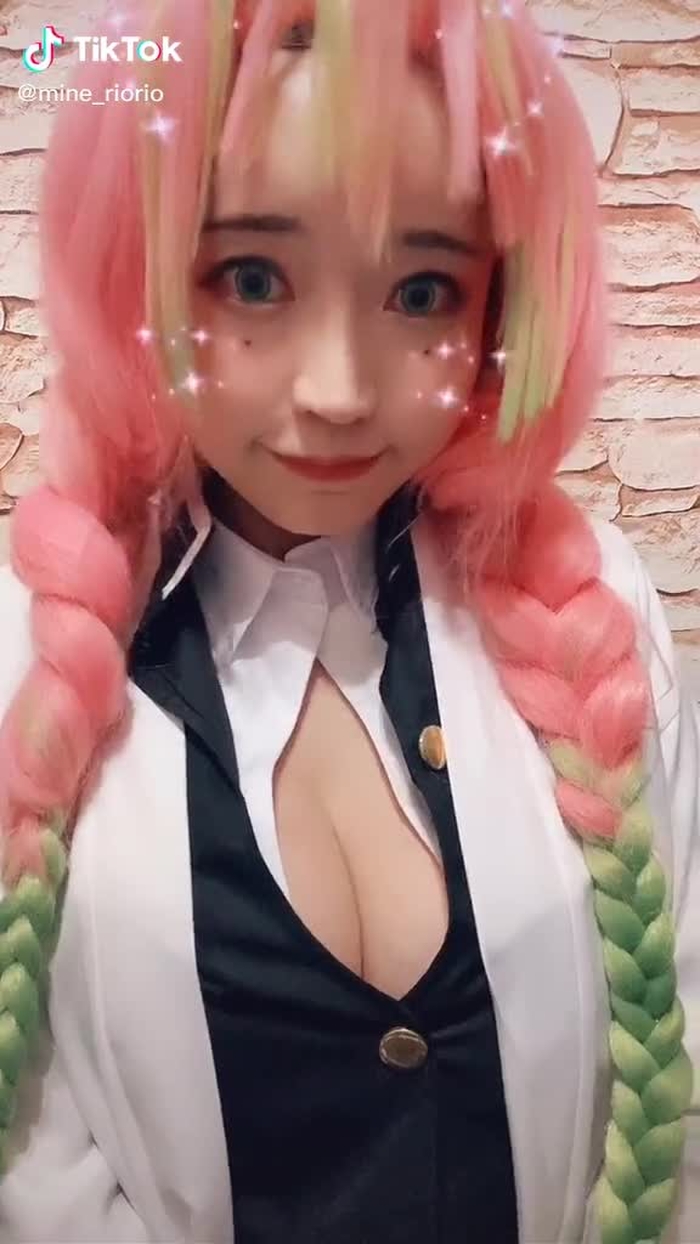 19時～イチナナやりまぷ🙋‍♀️🌈 #鬼滅の刃 #グラビアアイドル #みねりお #おすすめのりたい #甘露寺蜜璃