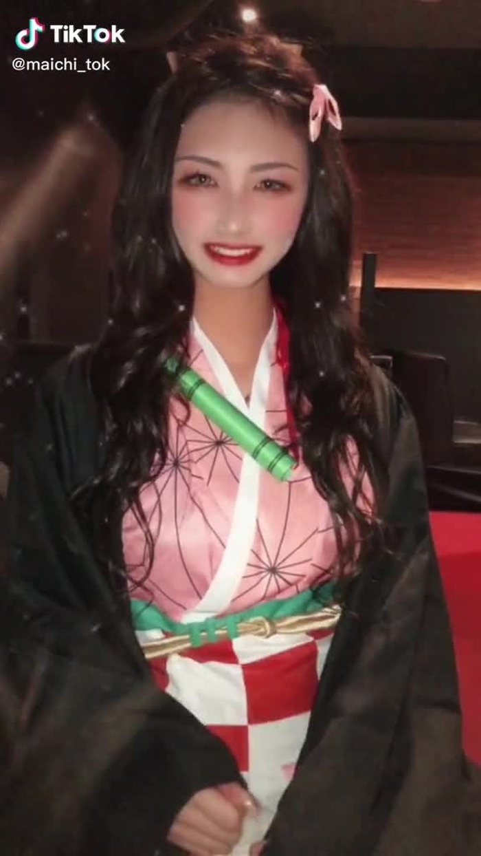 #第六感 #禰豆子#コスプレ #ハロウィン