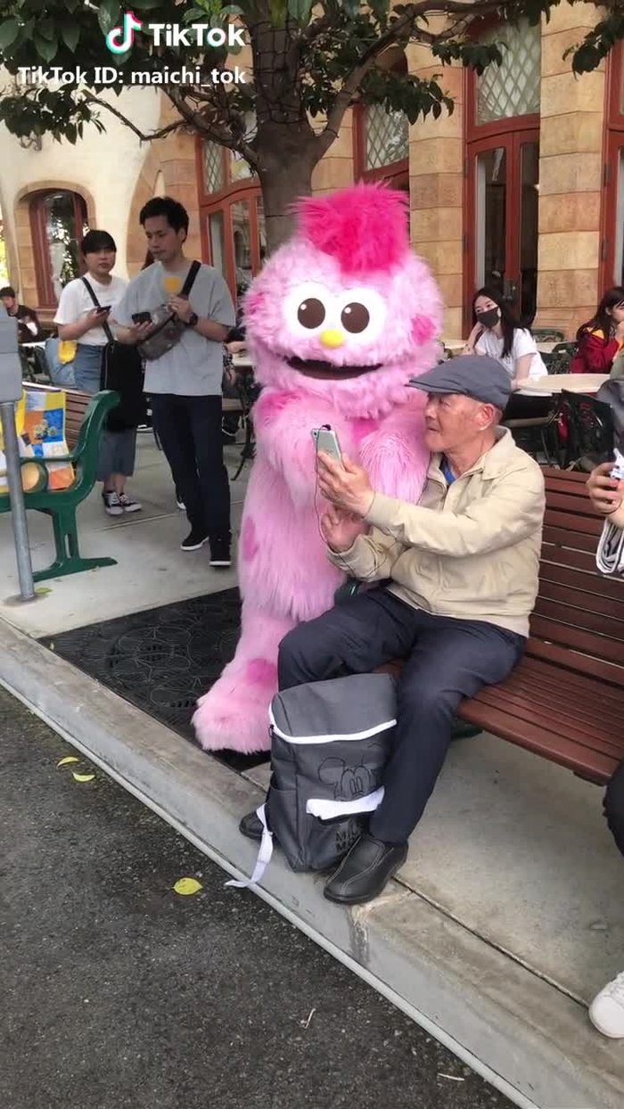 モッピーとおじいちゃん #ユニバ