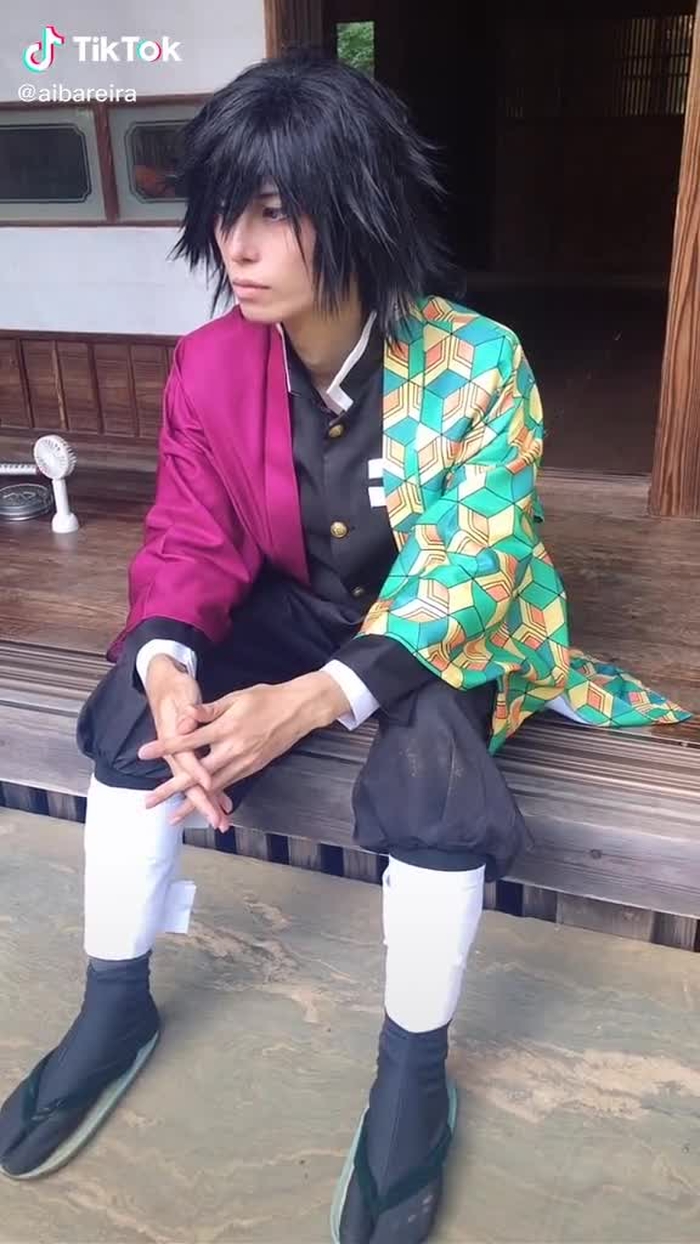 #冨岡義勇コスプレ　#鬼滅の刃コスプレ　#tiktok夏祭り #柱コスプレ　#鬼殺隊コスプレ　#tiktok夏祭り