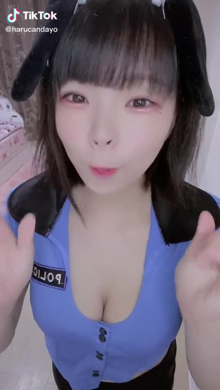 警察官コスプレ♡ はじゅーい