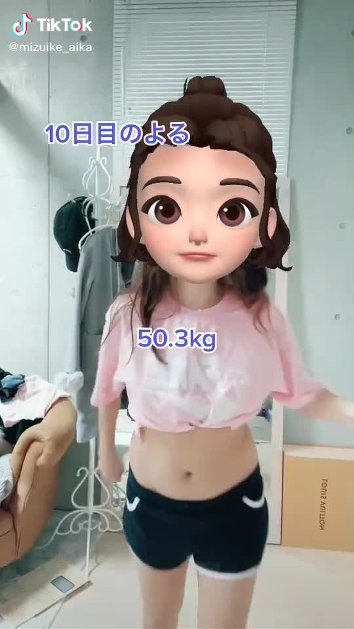 お腹ちょっと減った気がする！！！#tiktokダイエット#ダイエット垢
