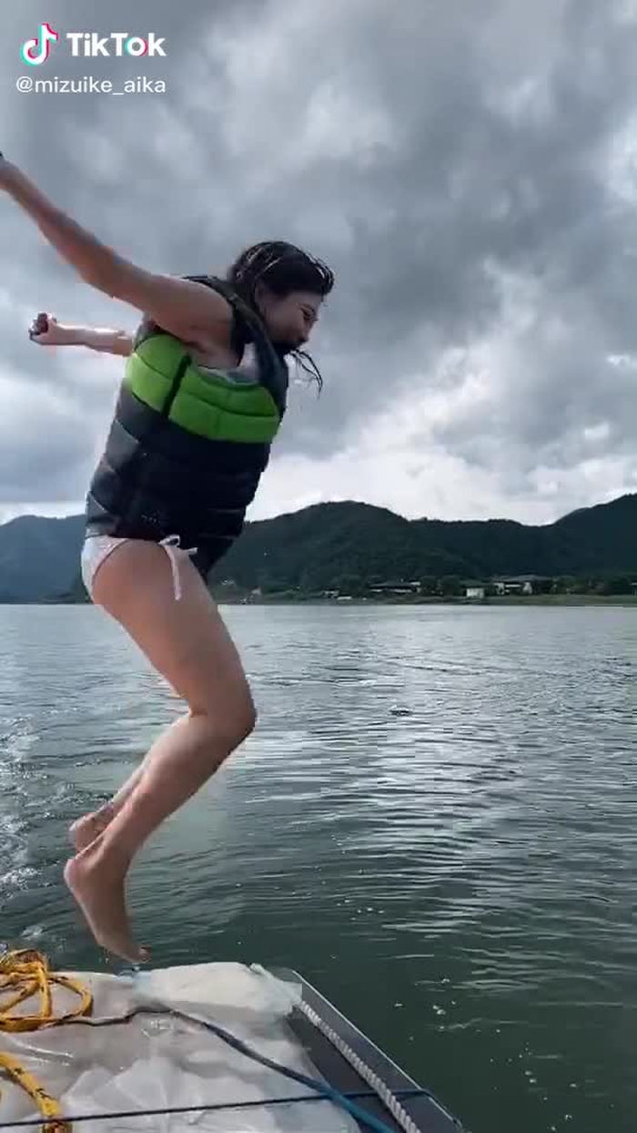 湖に飛び込み！！#飛び込み #湖