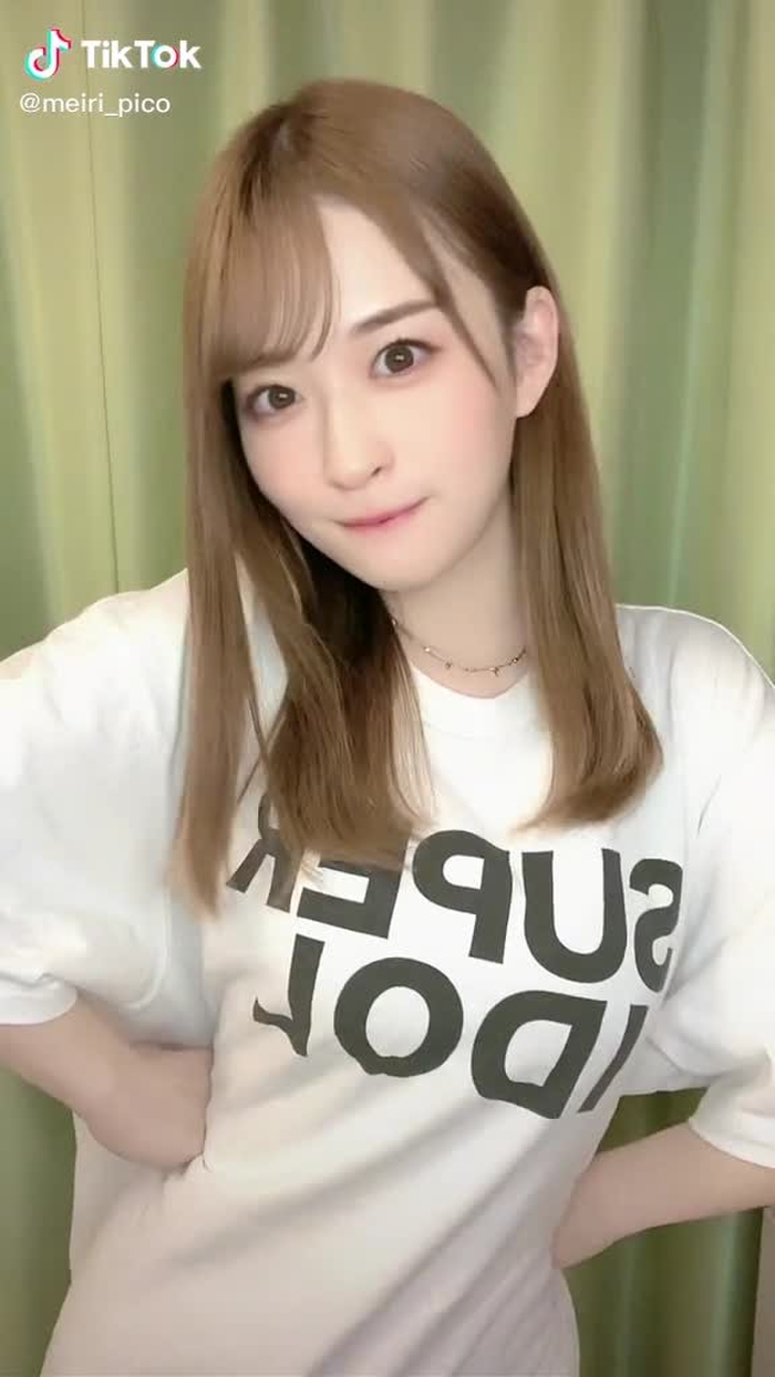 😴 #ベルメイク #部屋着 #白t 1
