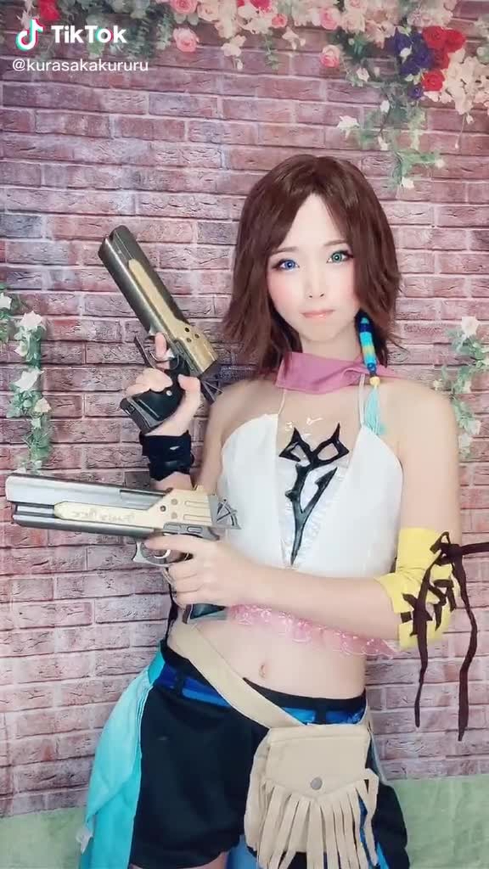 やりにくかった笑 #FFX2 #ユウナ  #yuna #cosplay #cosplayer #コスプレ