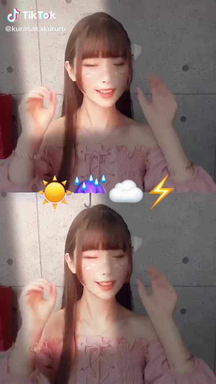 #天気ポーズチャレンジ #クラウドメイク