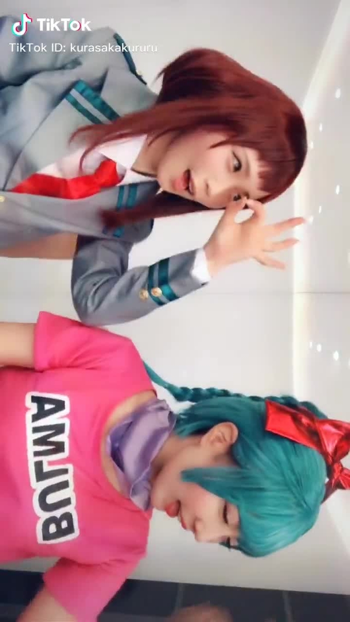 サムネ「あらちょっと奥さ〜ん」左：わたし(お茶子) 右：@みるおU・x・U (ブルマ ) #キミに100パーセント