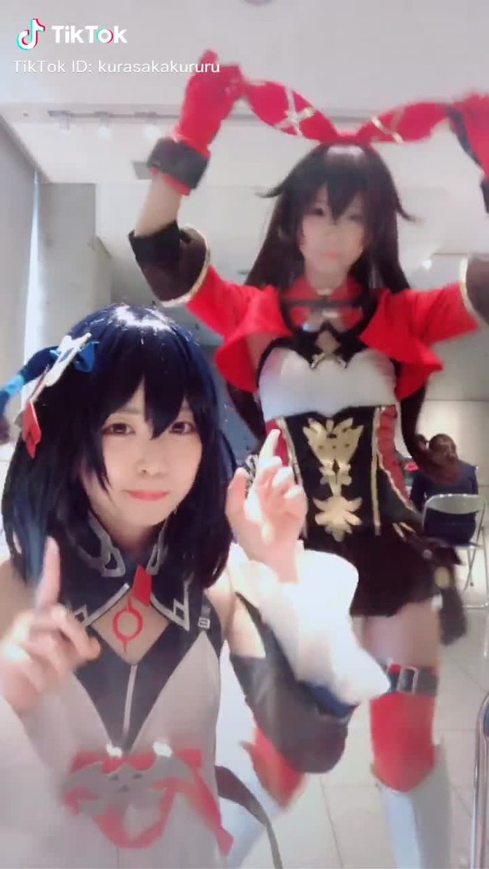 @伊波ユリ と一緒に。崩壊3rdと原神のコスプレだよー