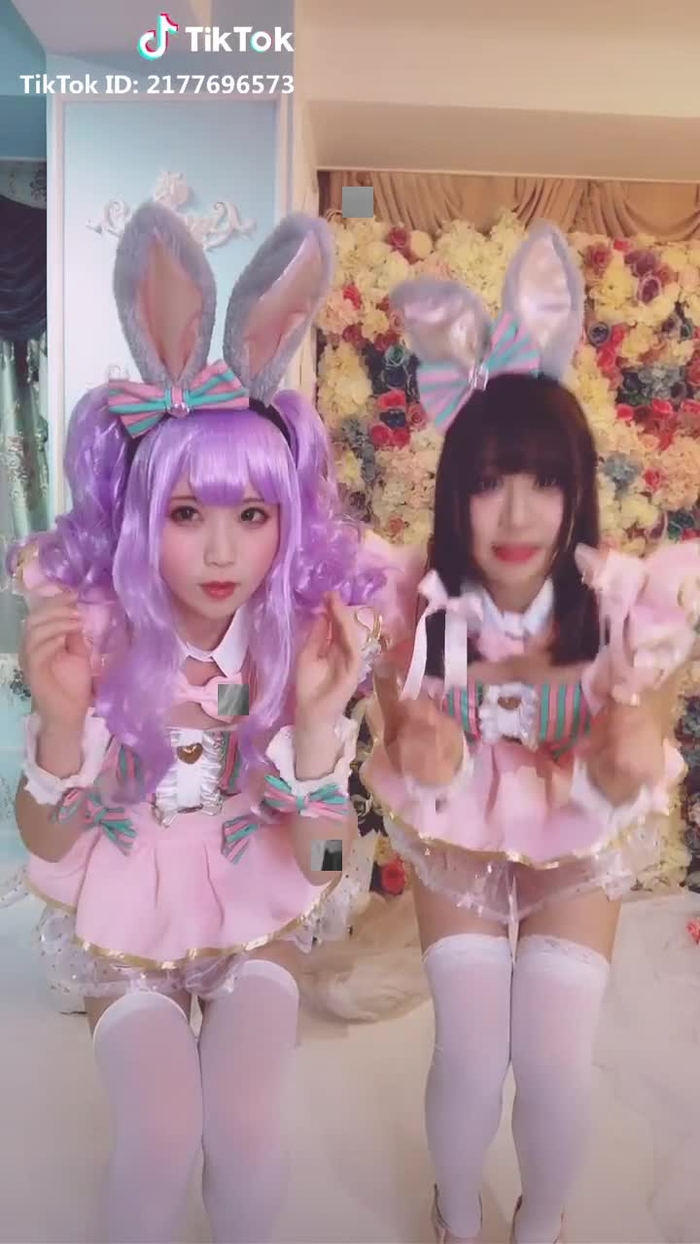 イースターバニーで #ひじひざいざこざ  やってみた。@ゆかにゅん🐈