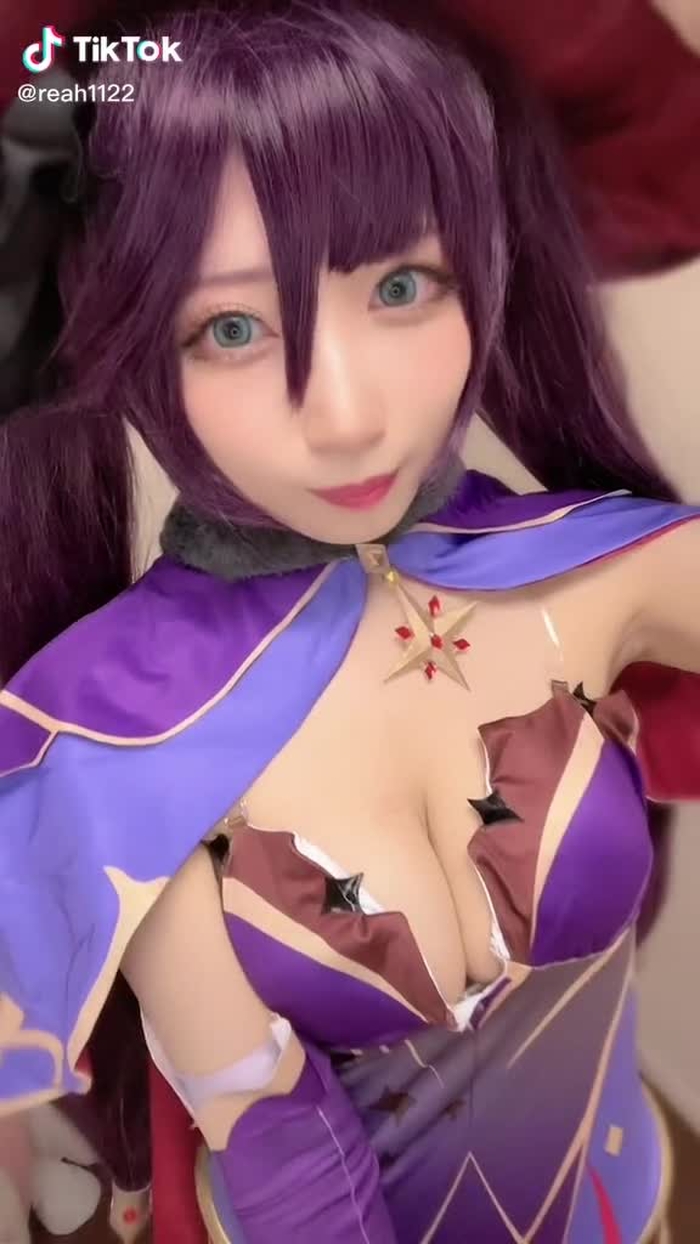 もう音源の流行り終わっちゃったけど！#ベルメイク #原神コスプレ #モナ