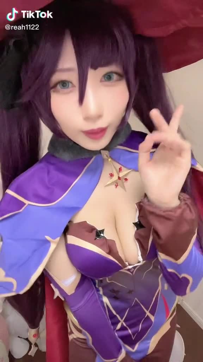 もちさんの音源の中毒性が好きです。　#ベルメイク #原神 #コスプレ #モナ