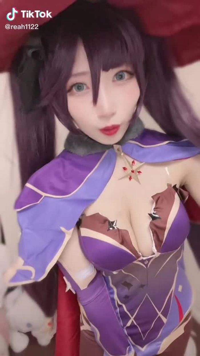 原神のコスプレ！やっと！　#ホワイトフィルター #コスプレ #モナ