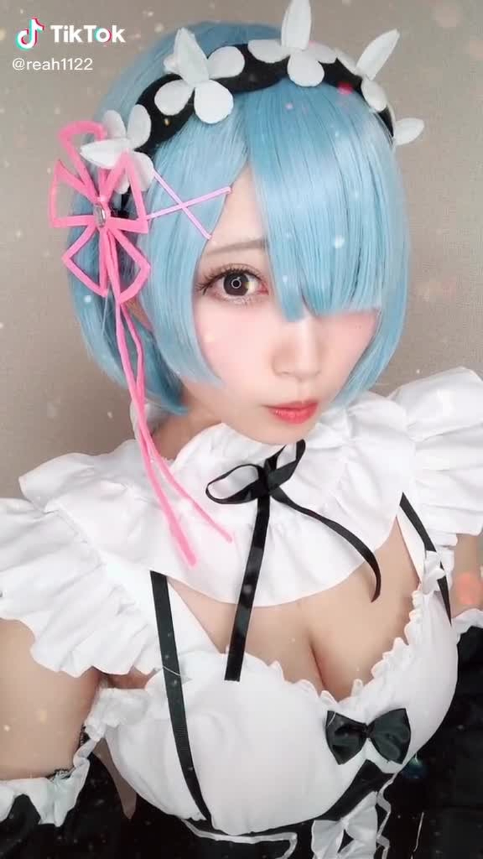 反転ごめんなさい！アップバージョン。#おうちでコスプレ #リゼロ #レム