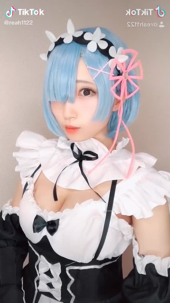 反転させました！ご指摘ありがとうございます✨ #おうちでコスプレ #みんなに見せたい動画 #リゼロ #レム #おすすめにのりたい