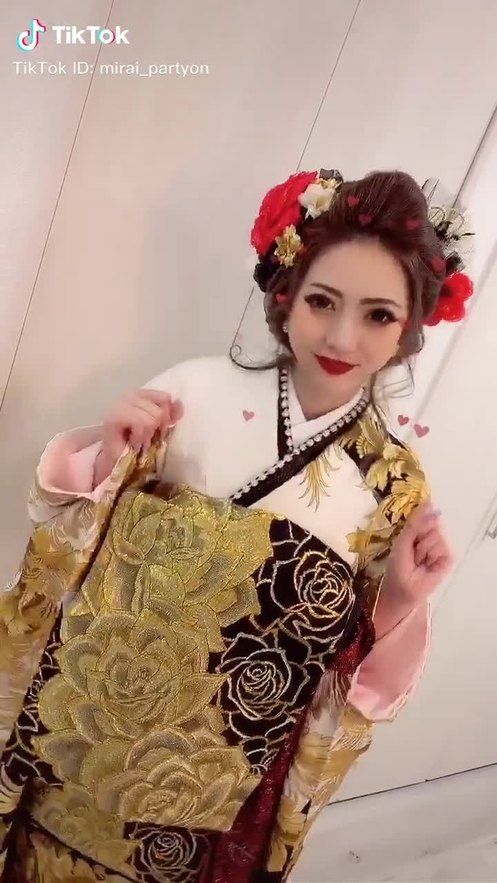 ママ感強めになりました笑 #成人式 #振袖 #はたち