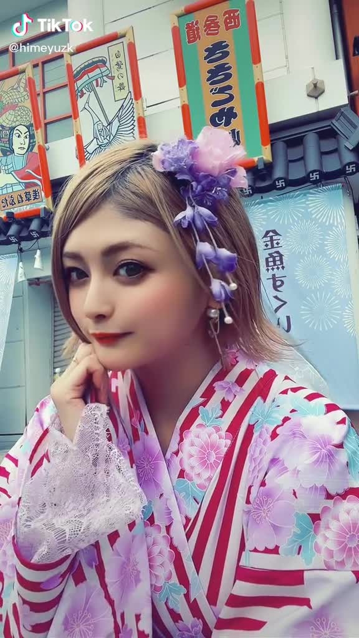 ゆづか〜🎶ゆづかゆづかゆづか🎶　#浴衣 #Pococha #毎日ポコチャで配信中