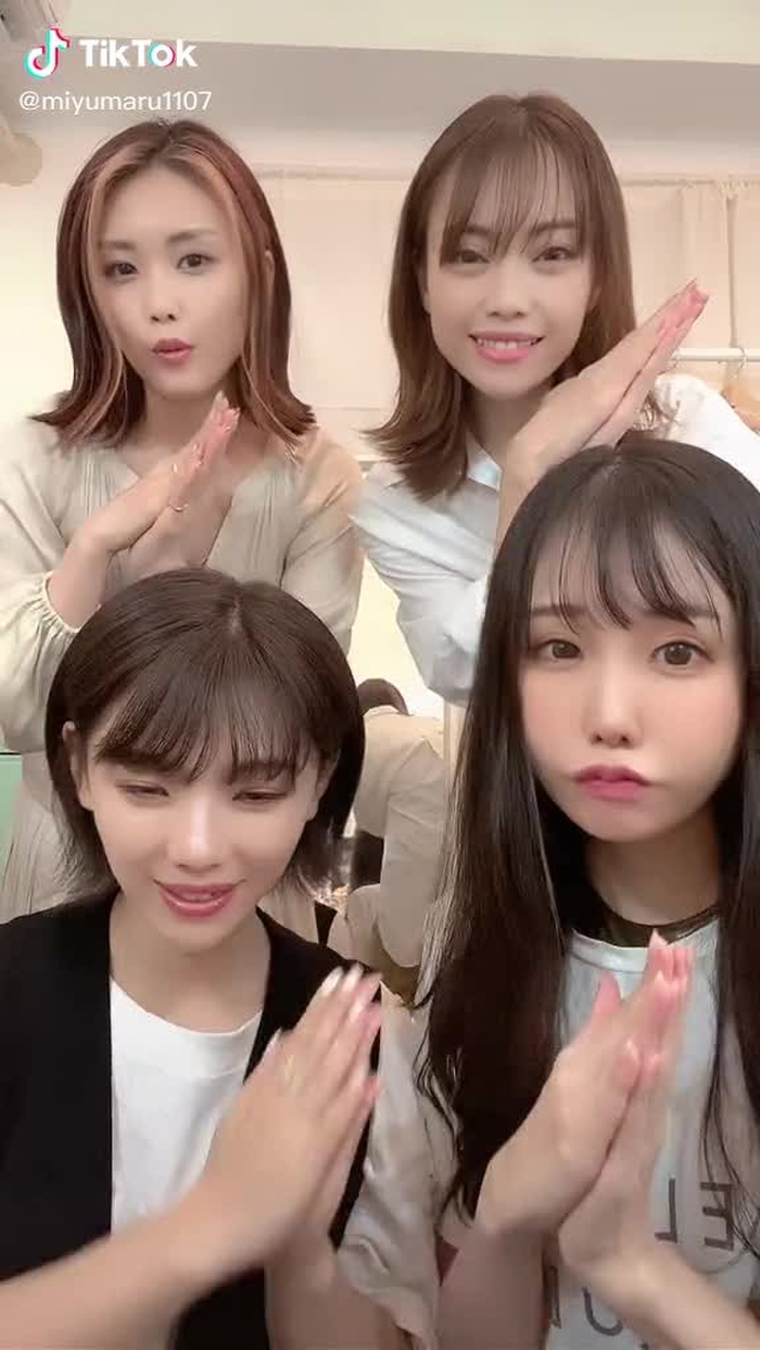 頑張ったお姉さんたちwww@umii0314 @anna_iskw @naru_coco