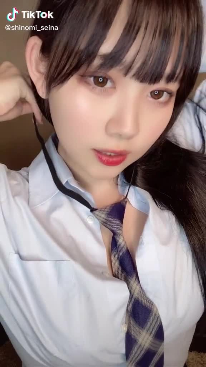 ネクタイ外す動画は消されちゃった🥺💦 #じゃあ先輩2年ですね #これからよろしくね先輩